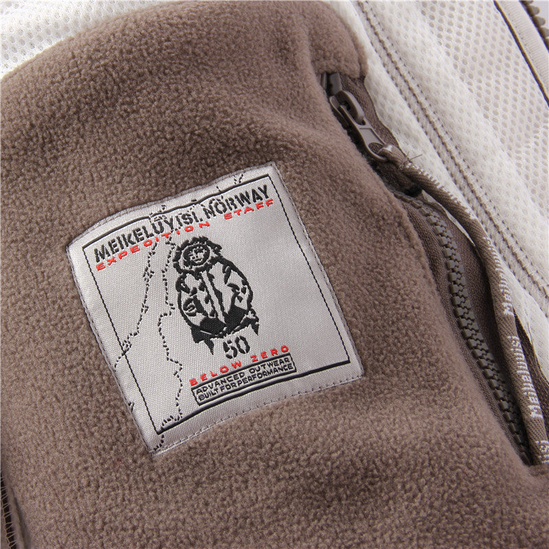 Vīriešu divpusējā polāra flīsa jaka