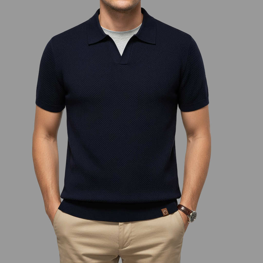 Andris - Strukturēts polo krekls