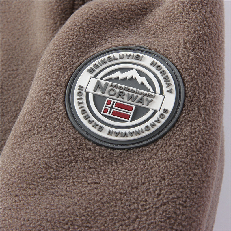 Vīriešu divpusējā polāra flīsa jaka