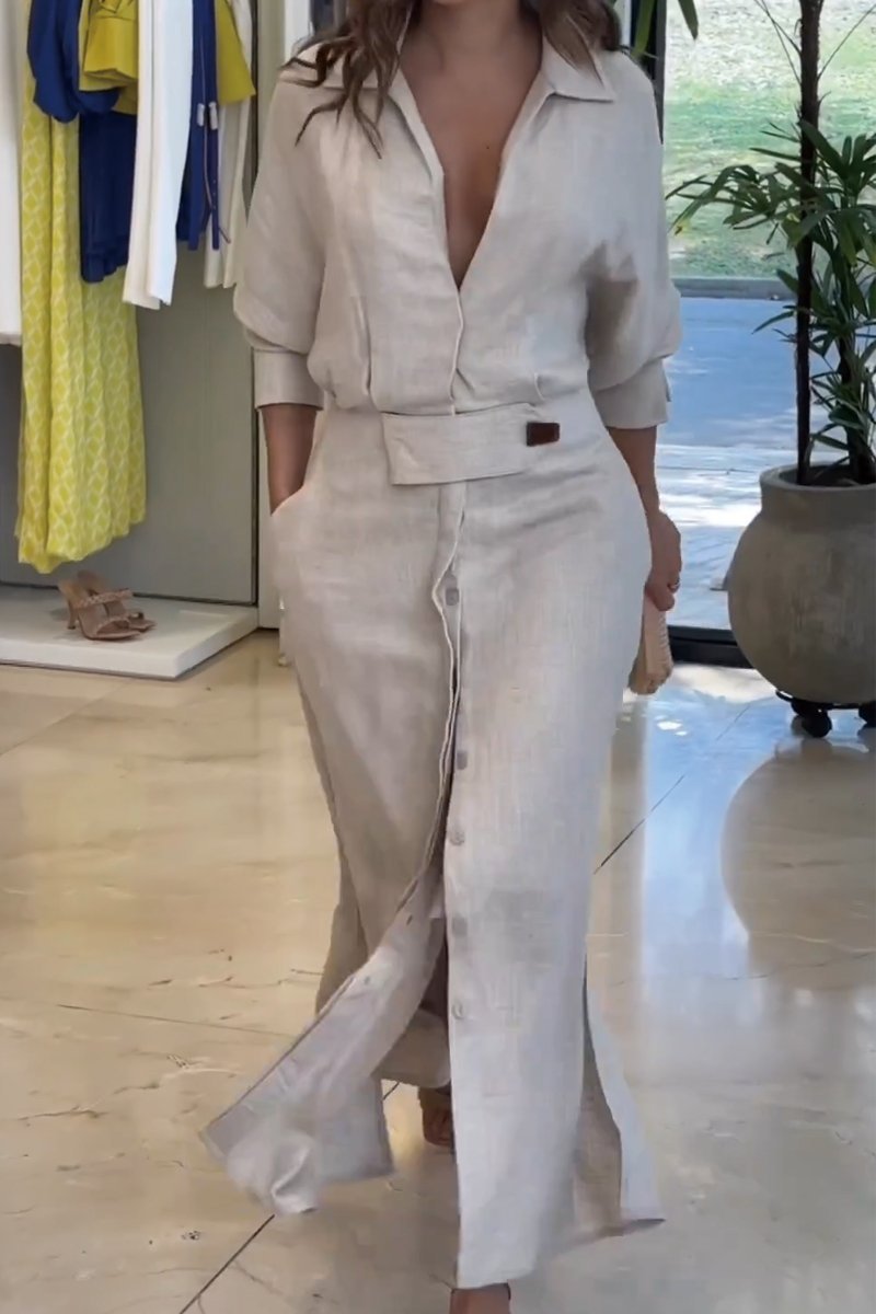 Harper | Viegls jostas auduma tranšējo mētelis